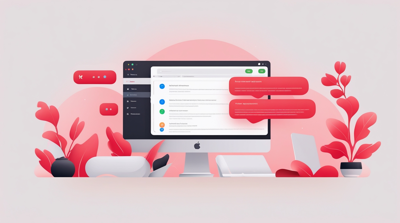 Website audit illustration with AI